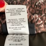 Patagonia  Brown Paisley Hooded Down Puffer Vest Zip Up Women’s Size Large Photo 7