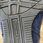 Skechers  Earthy Chic Relaxed Fit Suede Biker Boots
In Navy Size 12 Wide Photo 9