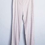 Armani Collezioni  Off White Black Diamond Wool Blend Slacks Photo 0