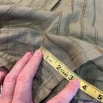 Roller Rabbit NEW Small Lurex Shadow Stripe Laina Short Olive Green Womens Photo 9