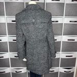 Kenneth Cole Reaction Houndstooth Wool Blend Belted Peacoat Size S/M Photo 2