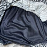 Loft Sundress Womens Small Black White Striped Spaghetti Straps Smocked Waist Photo 8