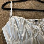 Zaful Sexy Spaghetti Straps Crop Top Women Summer Silk Satin Bow Ruched Camis Tops Sleeveless Backless Female Skinny Camisole Photo 11