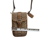 Coach  Vintage Brown Logo Buckle Mini Crossbody Bag Photo 9