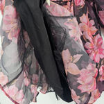 Thirty/Thirty LA  Floral Organza Babydoll Dress Sz L Photo 6