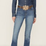 Kimes Ranch  Women's Jennifer Medium Wash High Rise Stretch Trouser Jeans Photo 0