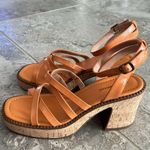 Lucky Brand Taiza Ankle Strap Platform Sandals in Sunflower Tan, Size 9.5 NEW Photo 4