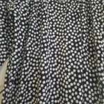 Erin Blair Black and White Polka Dot Polka Dot Blouse Photo 5