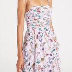 NWT AMUR Acacia Lilac Lily Wildflower Floral Tie Strap Ruffle Dress Size 14 Purple Photo 8