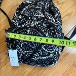 Vera Bradley  Black and White Floral Backpack Photo 4