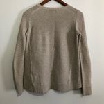 Madewell Tan Long Sleeve Pullover Sweater Xxsmall Photo 1