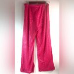 Beautiful L Barbie Look Vibrant Pink Sequins Wide Leg Stretch Pants Size L Photo 1