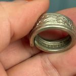 Vintage Silver Plate Spoon Rings Set Size 8.0 & 5.5 Photo 10