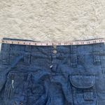 Johnny Was Zuma Denim Shorts Belted Cargo Embroidered 100% Lyocell Sz 8 Photo 7