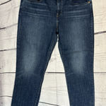 Levi's Dark Wash Levi’s Boyfriend Jeans Women’s Size 31 Cropped 5-Pocket Denim Photo 0