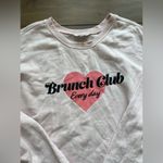 Wildfox  Brunch Club Everyday Crewneck Sweatshirt Size XL Photo 2