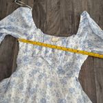 Princess Polly Coquette cottagecore flowy floral long sleeve chiffon babydoll dress Photo 3