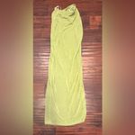 Princess Polly Skirt Womens Green Slit Knotted Waist Size 2 EUC Photo 8