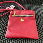 Gloria Vanderbilt  Red Crossbody Bag with Gold Detail Photo 1