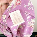 April Cornell Dress Womens XS Cottagecore Floral Print Sleeveless Button Front Pink Photo 6