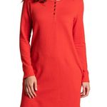 Toad&Co. Ponderosa Long Sleeve Thermal Dress. Blood Orange. Size XSmall. NWT Red Photo 0