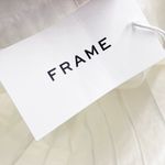 frame denim NEW Frame Pleated White Denim Tennis Skirt Preppy Cotton Mini Women's Size 27 Photo 7