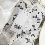 Nadine Merabi Velvet Lace Blazer White Size 12 Photo 12