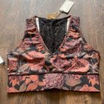 Nayeli Active Bra in Dark Floral Size L Photo 1