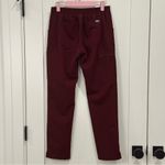 FIGS  Yola Skinny Scrub Pant Straight Leg Burgundy 11 Pocket Size XS Photo 4