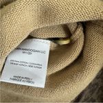 Lauren Manoogian Pima cotton baby alpaca cardigan in jute NWT Tan Size L Photo 7