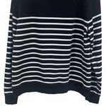 Karl Lagerfeld  Black and White Stripe Cotten Blend Pullover Comfy Size S Photo 7