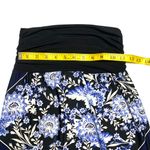 Apt. 9  Blue Floral Geometric Maxi Skirt with Ruched Waistband – Boho Chic Photo 10