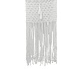 Anthropologie Anna Kosturova Gypsy Crochet Fringe Skirt Midi Cover Up Handmade White Small Photo 5