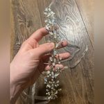 Sterling Silver Wedding opal  headpiece Photo 3