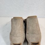 Toms Women's Shoes Size 8.5 Brown Suede Lace-Up Almond Toe Buck Wedges Heels Photo 3