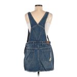 Wildfox  Solid Blue Artist Dungarees Denim Overalls Skirt - M Photo 1