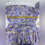 Boohoo Purple Floral Long Sleeve Dress Size 12 Photo 12