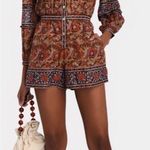 Sea New York Multicolor Paisley Jumpsuit Red Size 8 Photo 4