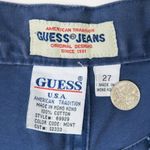 Guess Vintage 80s Navy Blue High Waisted Shorts Photo 5