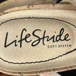 Life Stride Lara Canvas Crisscross Sandal Blk Photo 5