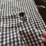 CREATURES OF COMFORT Gingham Pants Size 4 Black Photo 2