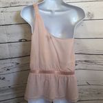 Bebe  NWT Danielle‎ One Shoulder pink top Photo 1