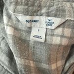 Old Navy Gray And White Flannel Photo 1
