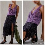 Free People Free‎ People Your Twisted Tank Top Bubble Hem Summer Bloom Combo S Photo 2