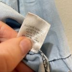 Skies Are Blue  Urban Outfitters Chambray Pullover Blouse Womens S Beachy Casual Photo 8