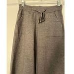 Cozy Heathered Brown Sweater Knit Jogger Pants with Drawstring Waist size Small Photo 3