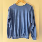 Boohoo Blue Crewneck Sweatshirt Photo 1