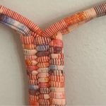 prAna Woman’s  Adelina Orange Stripe & Southwest Bikini Swimsuit Top Size Small Photo 3