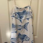 F21 x Shein Fish Printed Dress White Size M Photo 0
