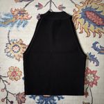 Aritzia  Babaton Black Sculpt Knit Mockneck Halter Top Size Small Ribbed Photo 1